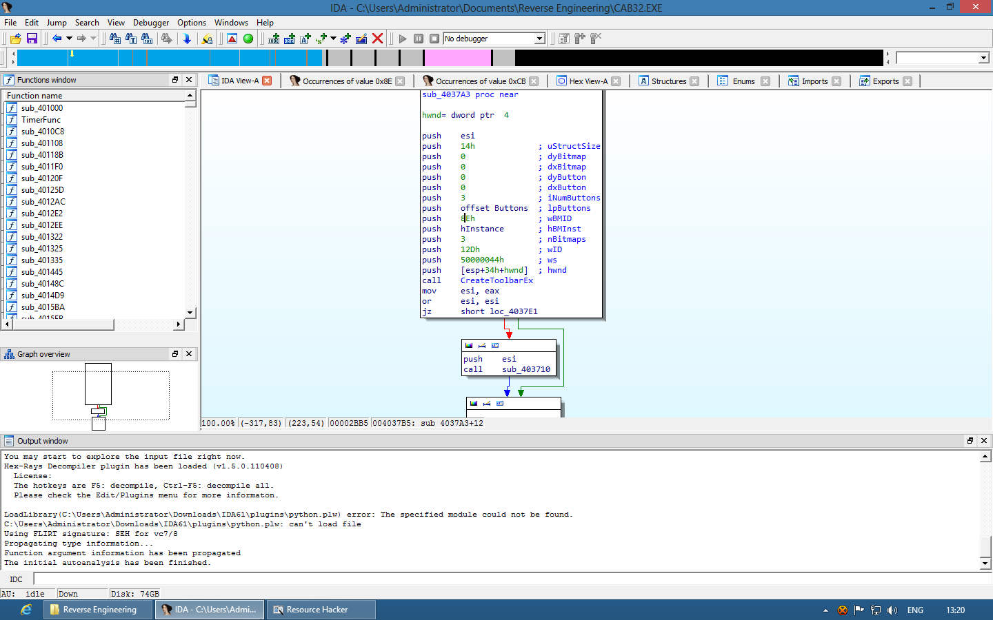 Create Toolbar Function