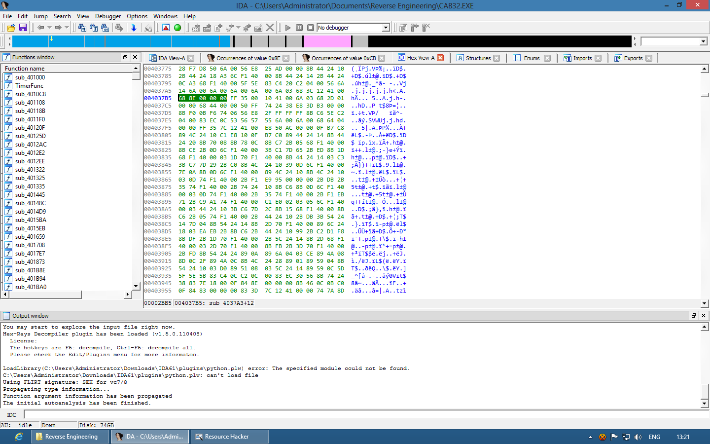 Create Toolbar in Binary